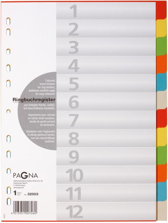 Actual product image Pagna Card index for A4 - coloured