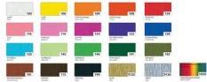 Actual product image Folia Crepe paper, 500 mm x 2.5 m, 32 g/sqm, assorted colours (32 g/m², 10x)
