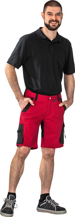 Actual product image Planam Men's shorts red/black M L (L)