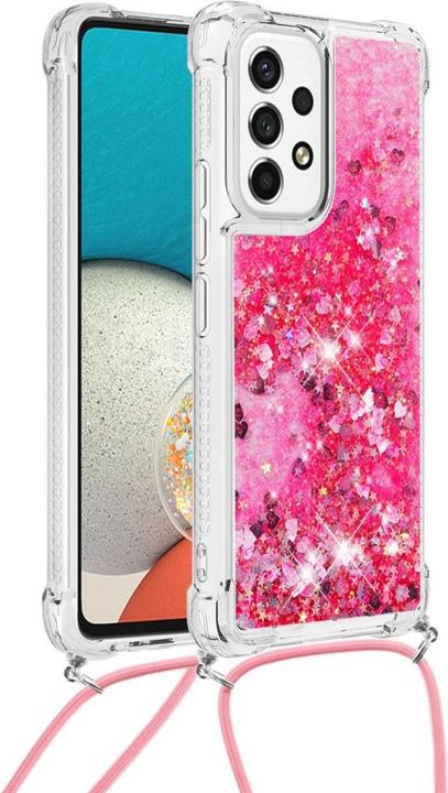 Immagine prodotto Cover-Discount Galaxy A53 5G - Custodia con cordino rosa