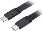 Produktbild Akasa Typ C zu Typ C Adapter Kabel PROSLIM (1 m, USB 3.1)