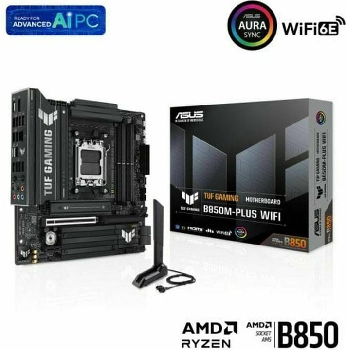 Produktbild ASUS TUF Gaming B850M-Plus Wifi (AM5, AMD B850, mATX)