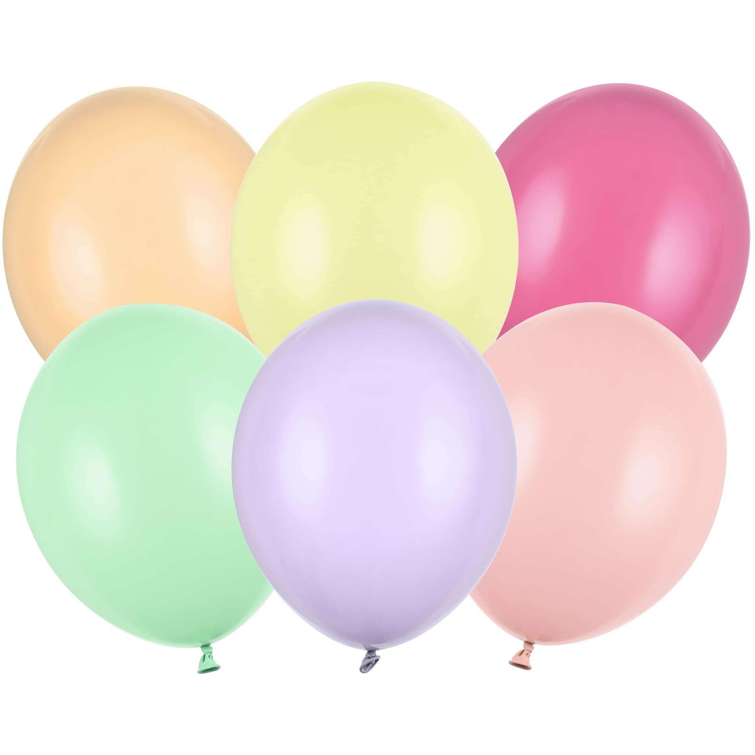 Partydeco Luftballons Mehrfarbig Pastell 30cm (50St.)