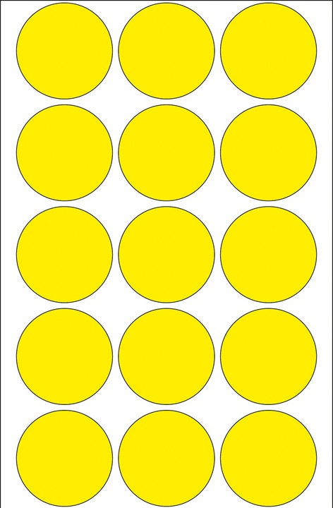 Actual product image Herma Marking points
