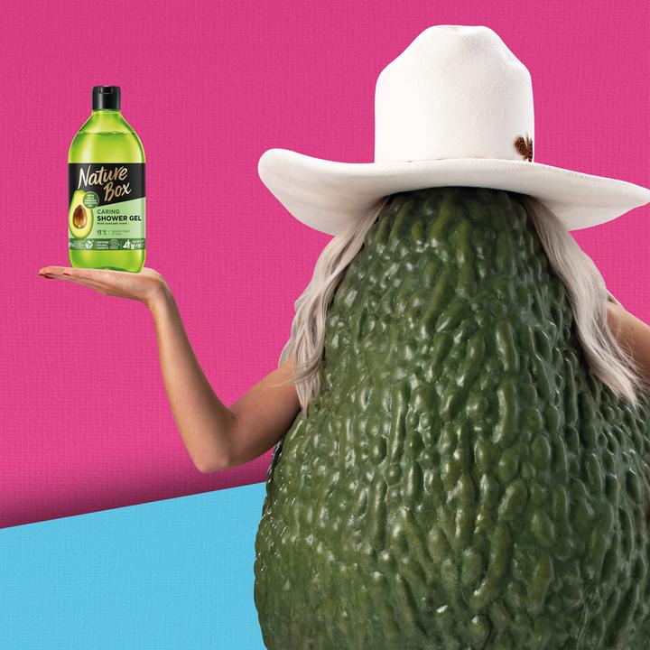 Actual product image Nature Box Caring Shower Gel (385 ml)