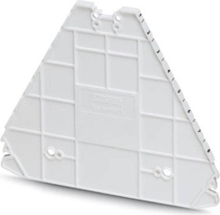 Phoenix End cap D-PTRV 8 WH 1-8 LGS