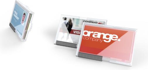 Actual product image Durable Card holder PUSHBOX MONO