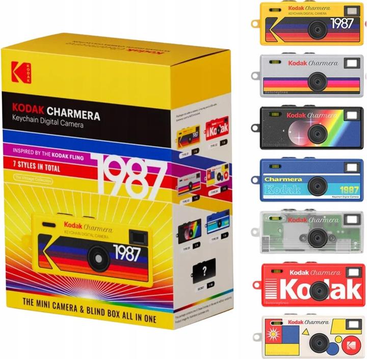 Actual product image Kodak Charmera Keychain Digital Camera (1 Stück) (35 mm, 1.60 Mpx, 1/4")