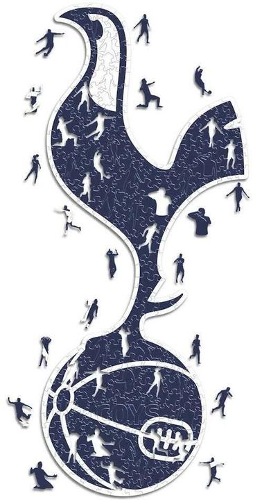Actual product image Iconic Tottenham Hotspur FC - Logo - Wooden Puzzle Size M (270 pieces) (270 pieces)