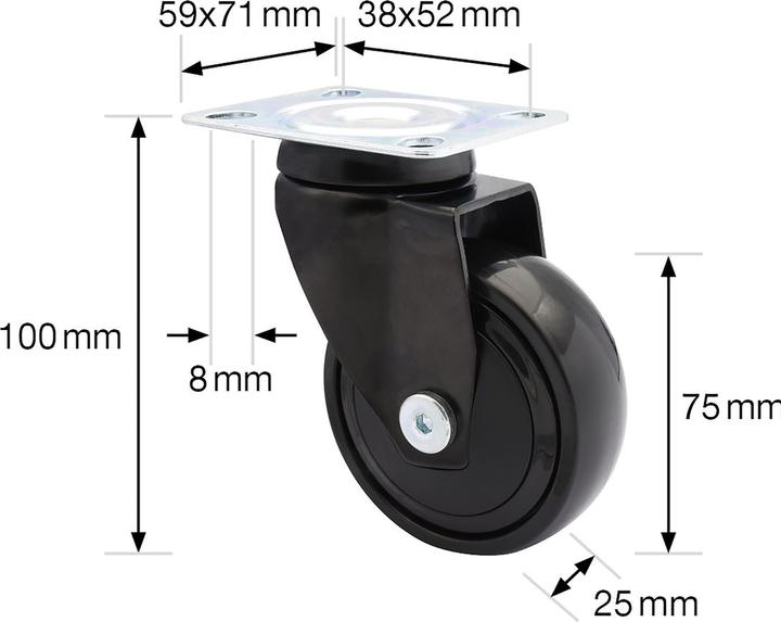 Produktbild Wagner System Lenkrollen