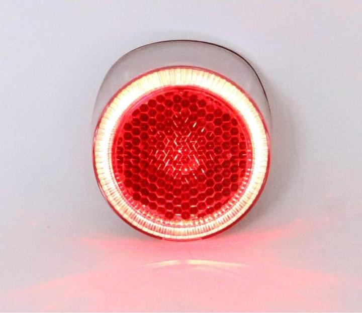 Produktbild P2R Solare Fahrradlampe hinten am Schutzblech