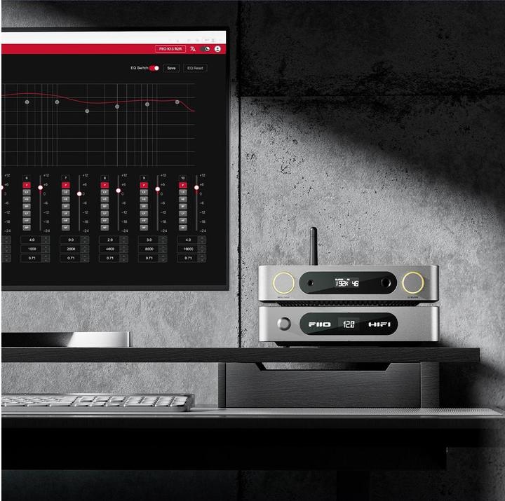 Actual product image FiiO K13 R2R (USB-DAC, Display, Tone control, gain switch, Bluetooth)