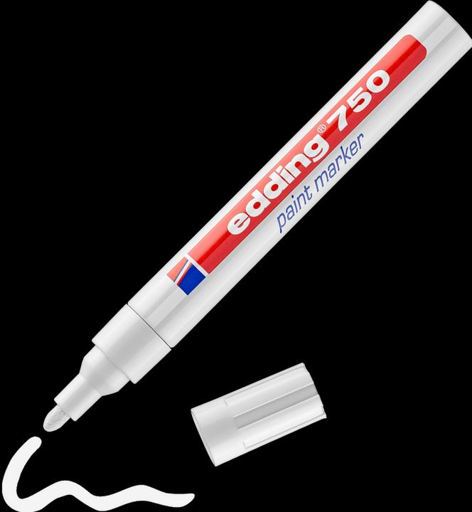 Produktbild Edding Lackmarker (Weiss, 2 mm, 10 x)