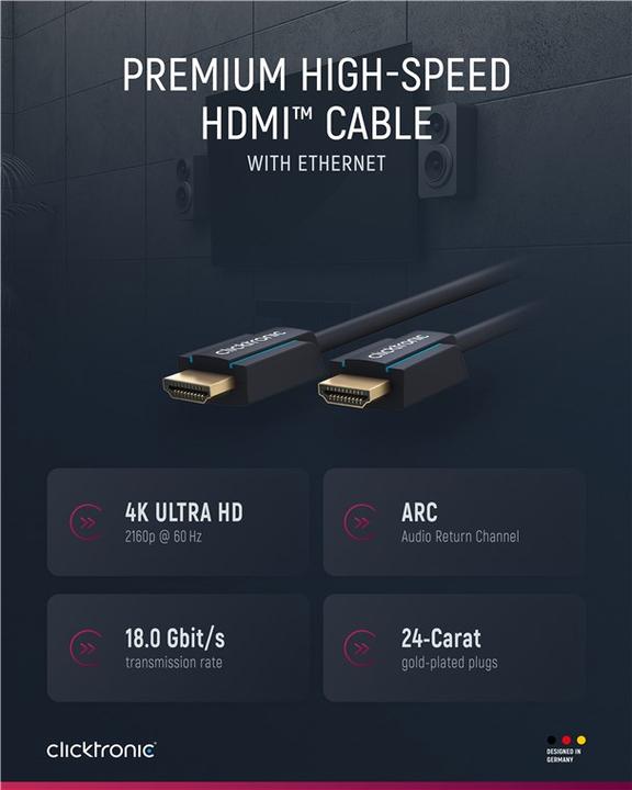 Productafbeelding Goobay HDMI (Type A) - HDMI (Type A) (5 m, HDMI)