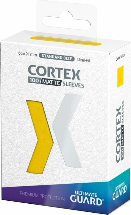 Produktbild Ultimate Guard 100 pochettes Cortex Sleeves taille standard Matte Yellow