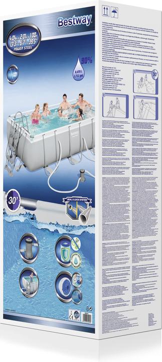 Produktbild Bestway Power Steel Set (404 x 201 x 100 cm)