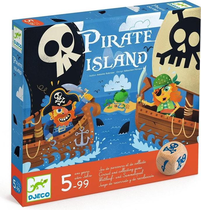 Djeco Pirate Iceland (Italian, Portuguese, French, English)