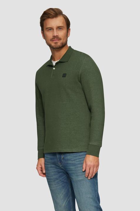 Produktbild S.Oliver Polo-Shirt Poloshirt aus zweifarbigem Piqué (XXL)