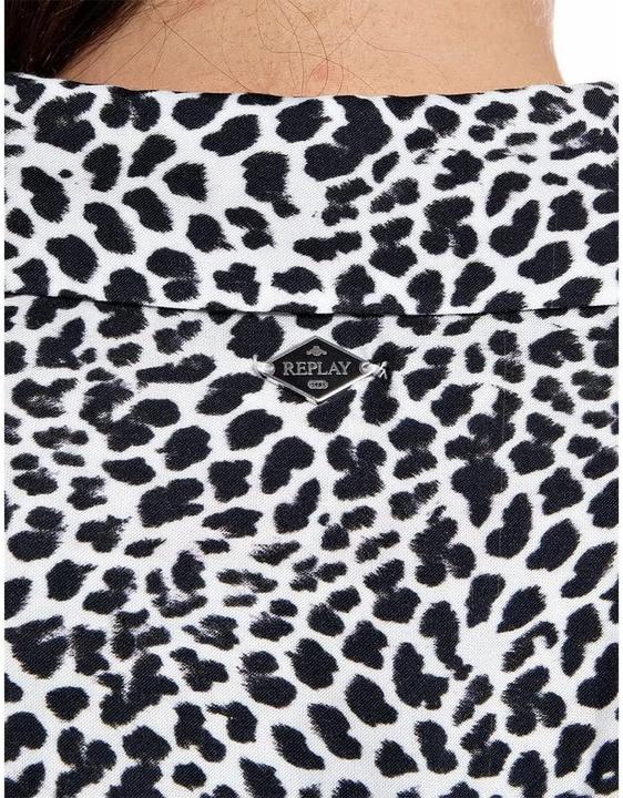 Image du produit Replay Robe imprimée viscose satinée (XS)