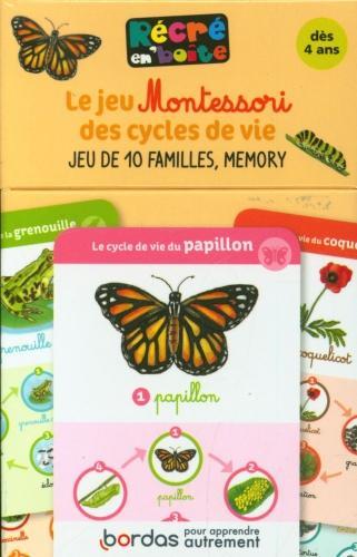 Immagine prodotto Il gioco Montessori dei cicli di vita: gioco di 10 famiglie, memory (Francese)