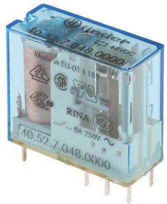 Produktbild Finder Leistungsrelais 48Vdc 8A 2-Wechsler