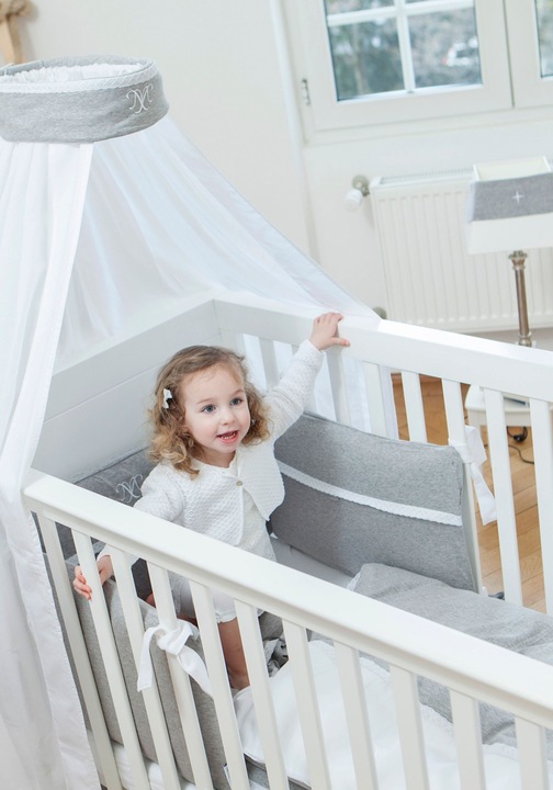 Produktbild nordic coast company Bettnestchen Premium Bettumrandung formstabil