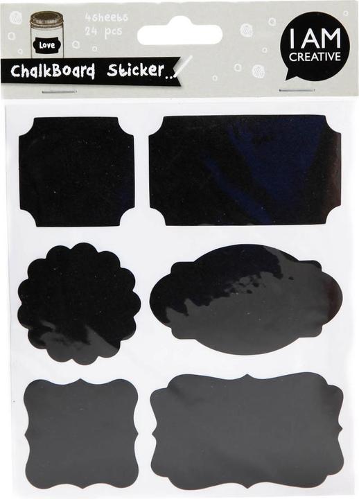 Actual product image I Am Creative Chalkboard Stickers