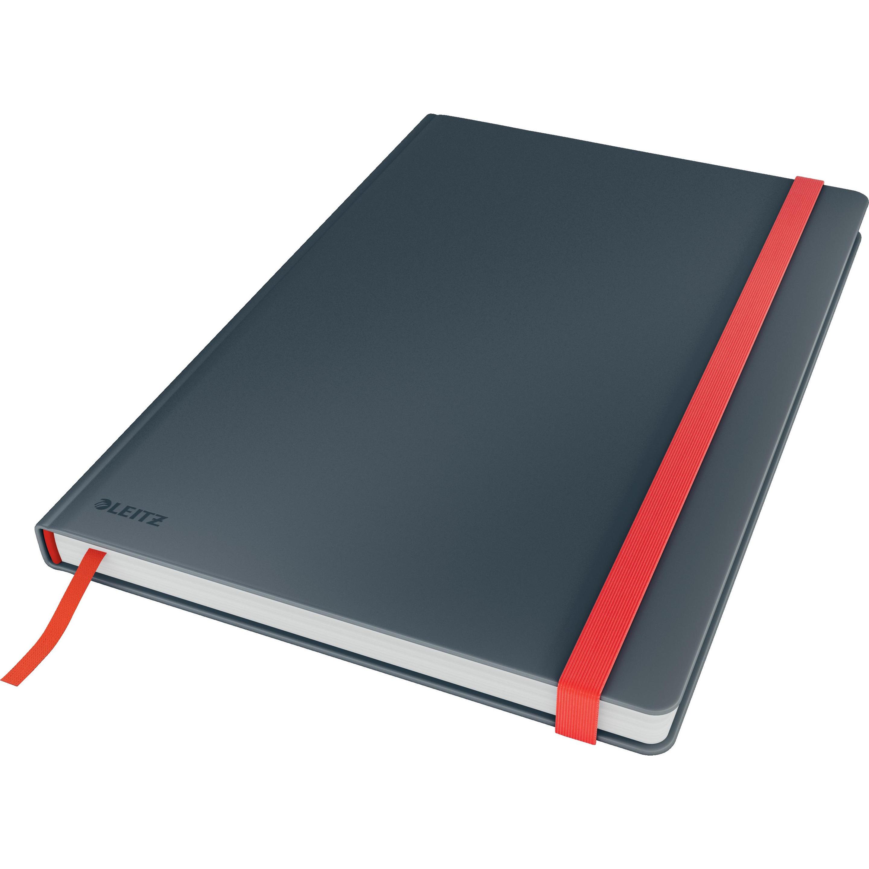 Leitz, Heft + Block, Notizbuch Cosy B5, Liniert, Grau (B5, Liniert, Harter Einband)