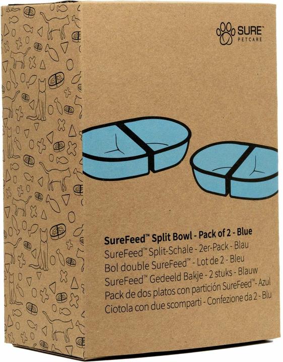 Produktbild SureFeed Zubehör Doppel-Ersatzschale 2 Stück, Blau (40 cl)