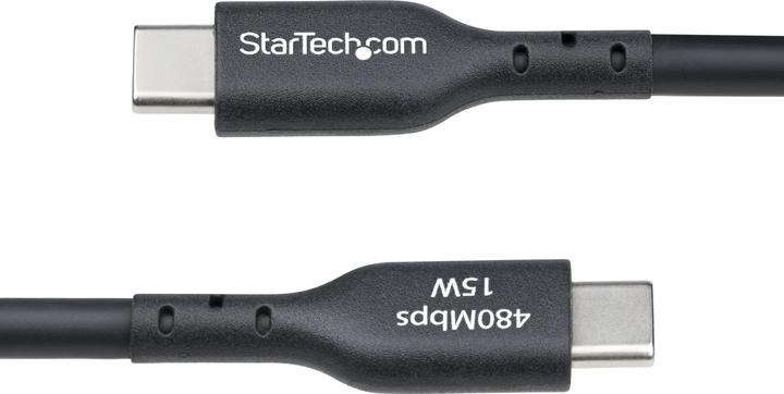 Produktbild StarTech Cable USB-A to USB-C 4m Black (4 m, USB 2.0, 15 W)