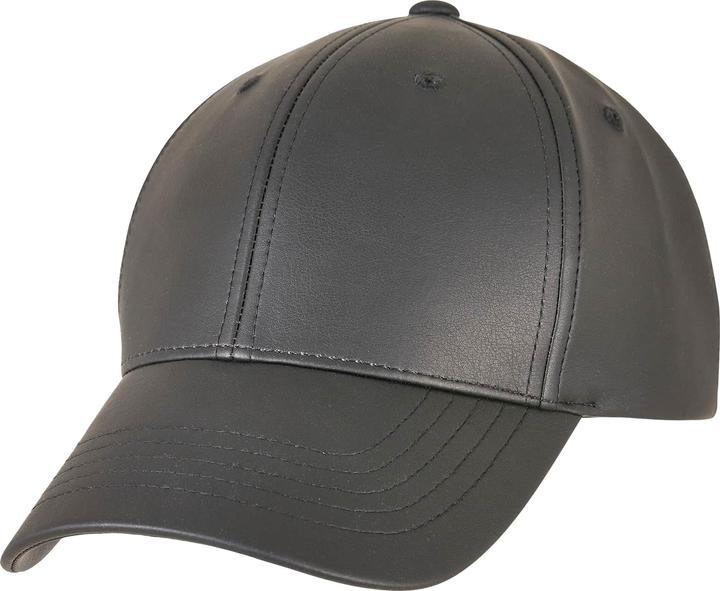 Actual product image Flexfit Alpha Shape Synthetic Leather Cap