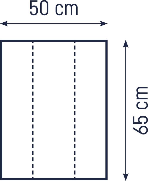 Produktbild Julius Zöllner 2-Keil Mulde - 50/65 - Folie Star mint (50 x 65 cm)