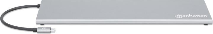 Actual product image Manhattan USB-C PD 11-in-1 docking station with MST for three monitors (USB-C, 4 Ports)