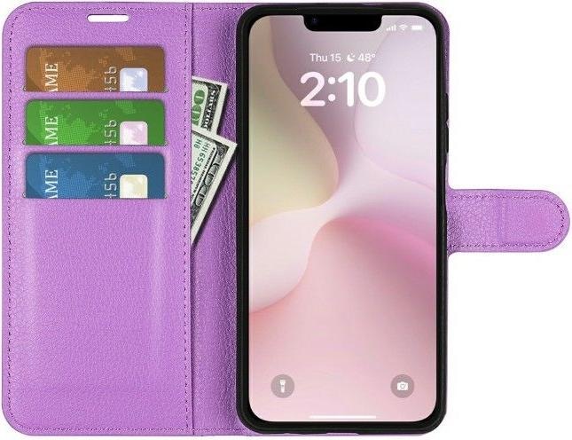 Image du produit MU Classic Litchi Leder Bookcover Series (Apple iPhone 16e)