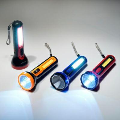 Actual product image Tiross Torch RECHARGEABLE LED 3W+3COB TS-1855 (8 cm, 180 lm)