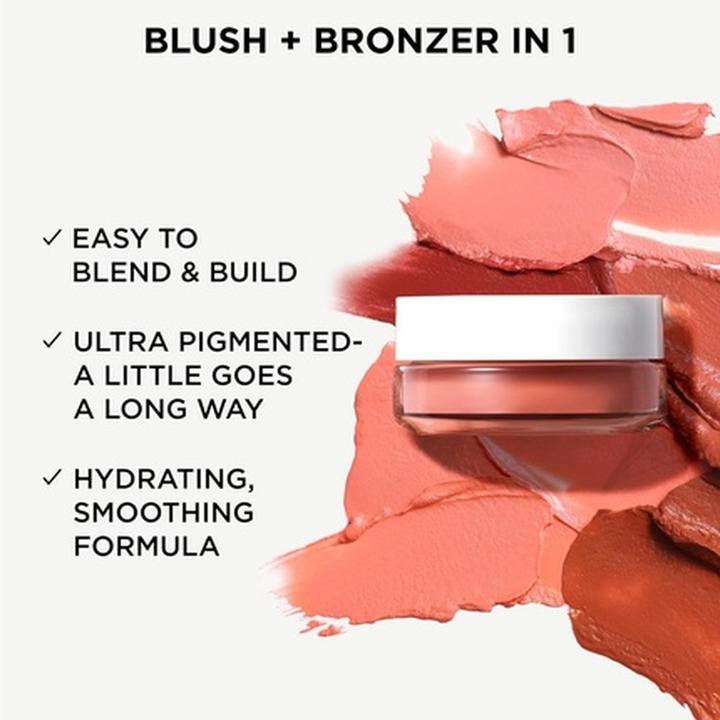 Immagine prodotto It Cosmetics Glow with Confidence Sun Cream Blush Blendable Buildable Blush Bronzer Pop Sun-Blushed (Arrossato dal sole, Highlighter, Bronzer, 18 g)