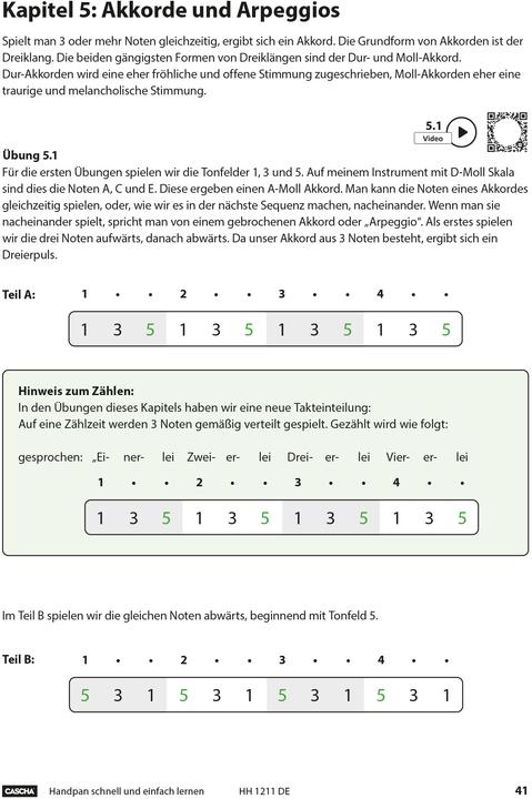Produktbild Handpan schnell und einfach lernen (Deutsch, Cascha GmbH, 2024)