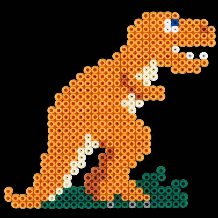 Actual product image Hama Perlen Ironing beads set Midi- Dino World