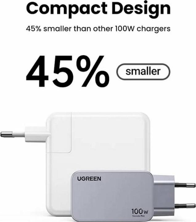 Produktbild Ugreen Nexode Pro (100 W, 3 Ports)