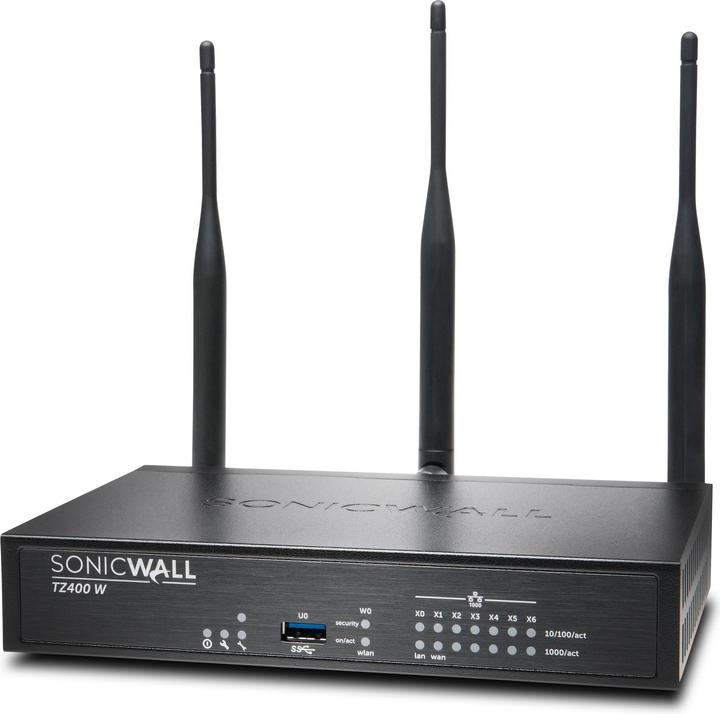 Produktbild SonicWall TZ 400 Wireless Total Secure Advanced Edition 1 Year