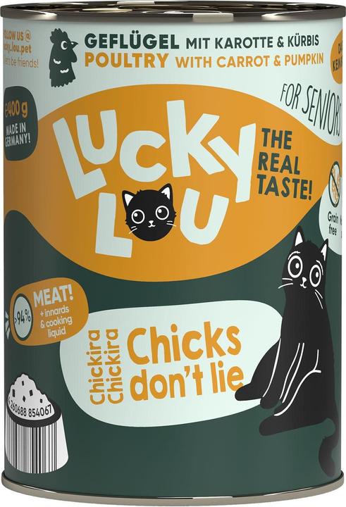 Image du produit Lucky Lou Nourriture humide pour chats (Senior, 1 pcs, 400 g)