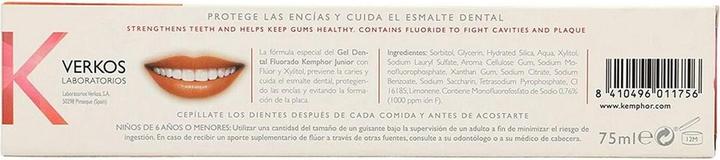 Image du produit Kemphor Dentifrice Junior (75 ml) (75 ml)