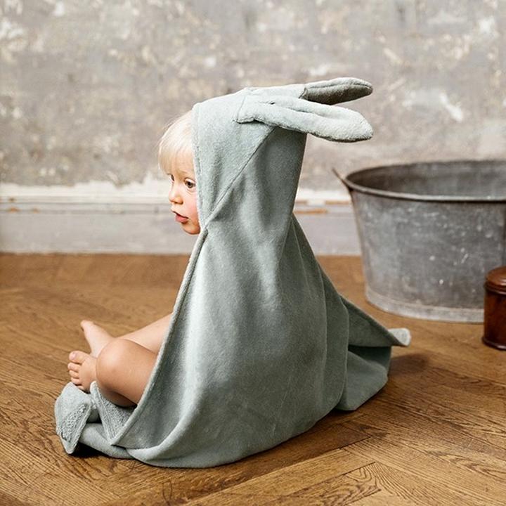 Actual product image Elodie Mineral Green Bunny (80 x 80 cm)