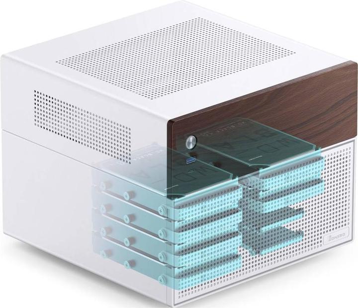 Produktbild Jonsbo N4 White (mATX, ITX)