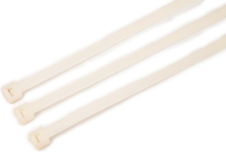 3M FS 200 C-C - Kabelbinder mit paralleler Einführung - Nylon - Schwarz - Weiss - 5 (Kunststoffkabelbinder, 200 mm, 50 Stk.)