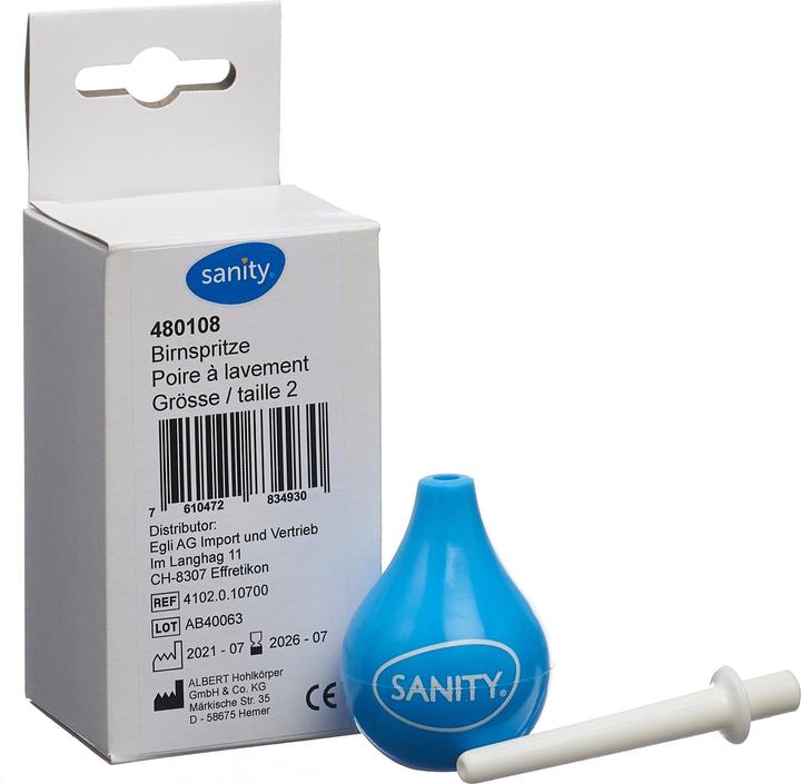 Produktbild Sanity Birnspritze Gr2 25ml zweiteilig