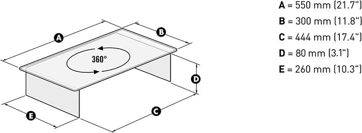 Actual product image Meliconi Rotobridge Elite M (Table, 70 kg)
