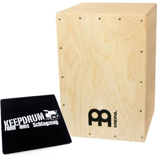 Meinl MYO-CAJ Cajon Bausatz Natur mit Sitzpad CP-01 (Cajon), Perkussion