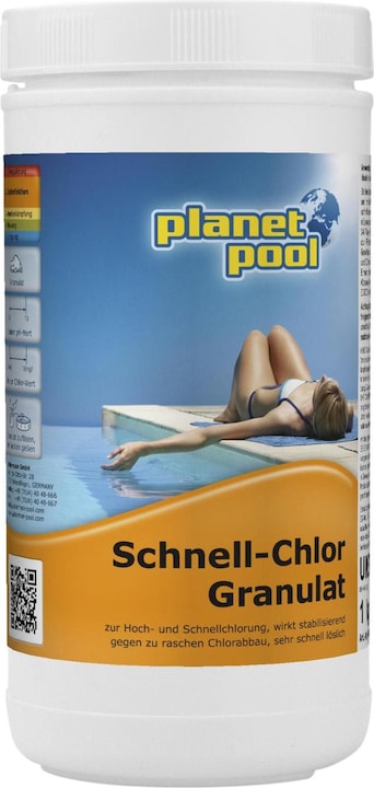 Planet Pool Granuli di cloro veloce (1000 g)