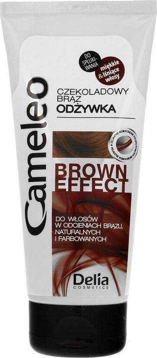 Actual product image Delia Cosmetics Cameleo Brown Effect Hair Conditioner In Shades Of Brown Chocolate Brown 200Ml (200 ml)